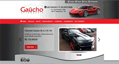 Desktop Screenshot of gauchoautomoveis.com.br